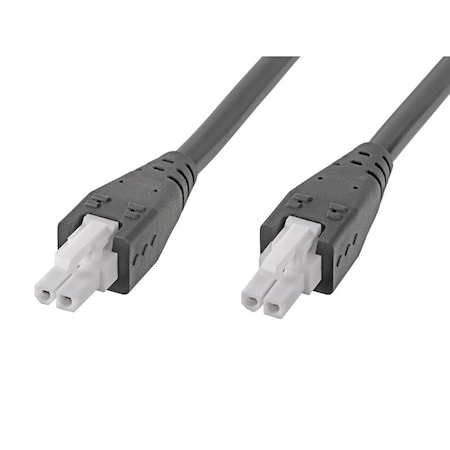 Molex 2 Ckt Overmolded Minifit Jr Cable 1M 2153300210